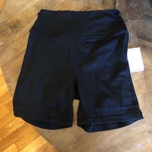 NWT WeWoreWhat Black Biker Shorts